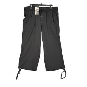 ATTYRE New York Capri Pants Size 16 Wide Leg Athleisure Y2K Revival Minimalist